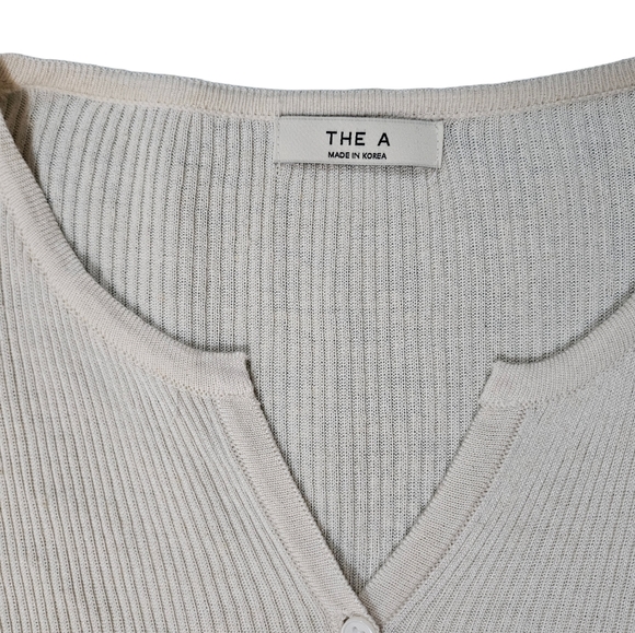 Korean ribbed cardigan - Picture 3 of 3